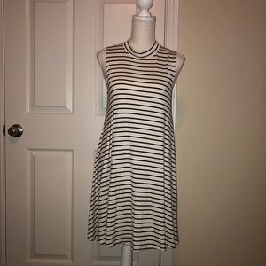 Black & White Striped Dress